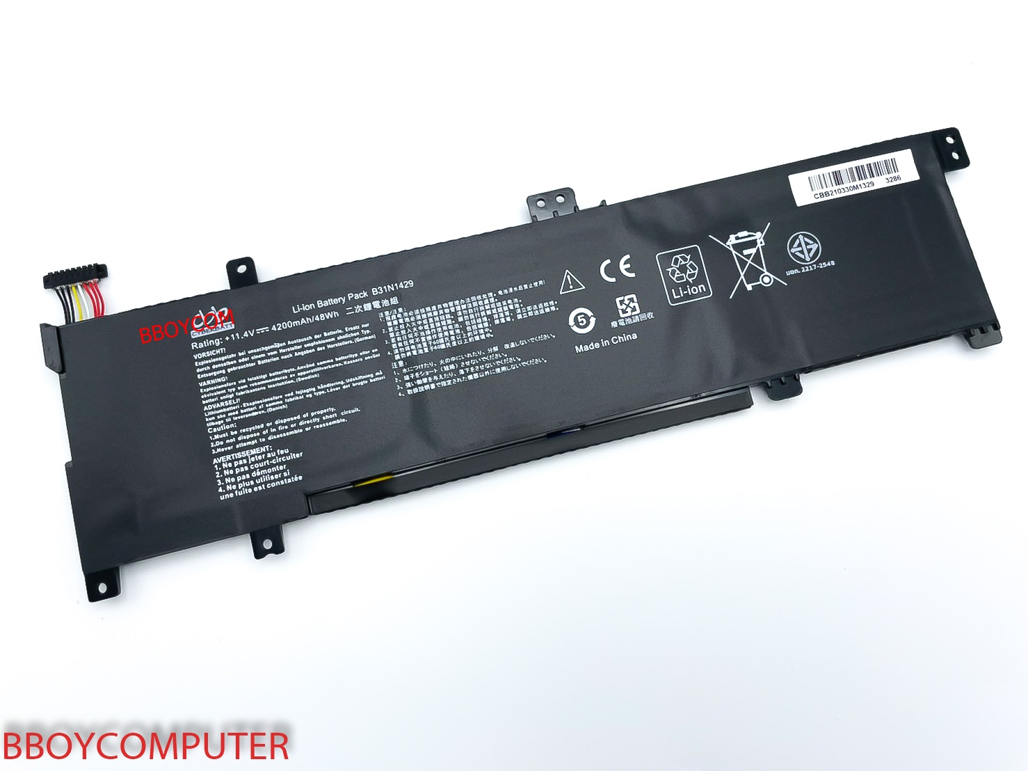 ASUS Battery แบตเตอรี่ ASUS K501 A501L K501U K501UX K501UB K501UW