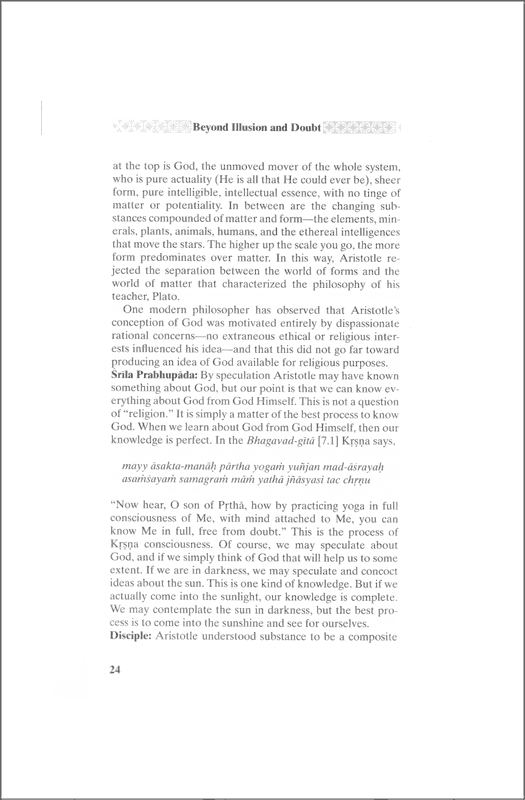 Beyond Illusion and Doubt The Bhaktivedanta Book Trust