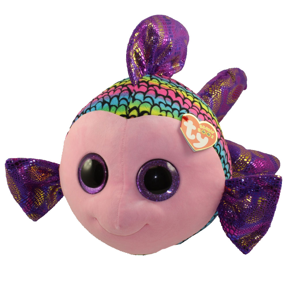 TY Beanie Boos FLIPPY the Fish (Glitter Eyes) (LARGE Size 20 inch) Toys