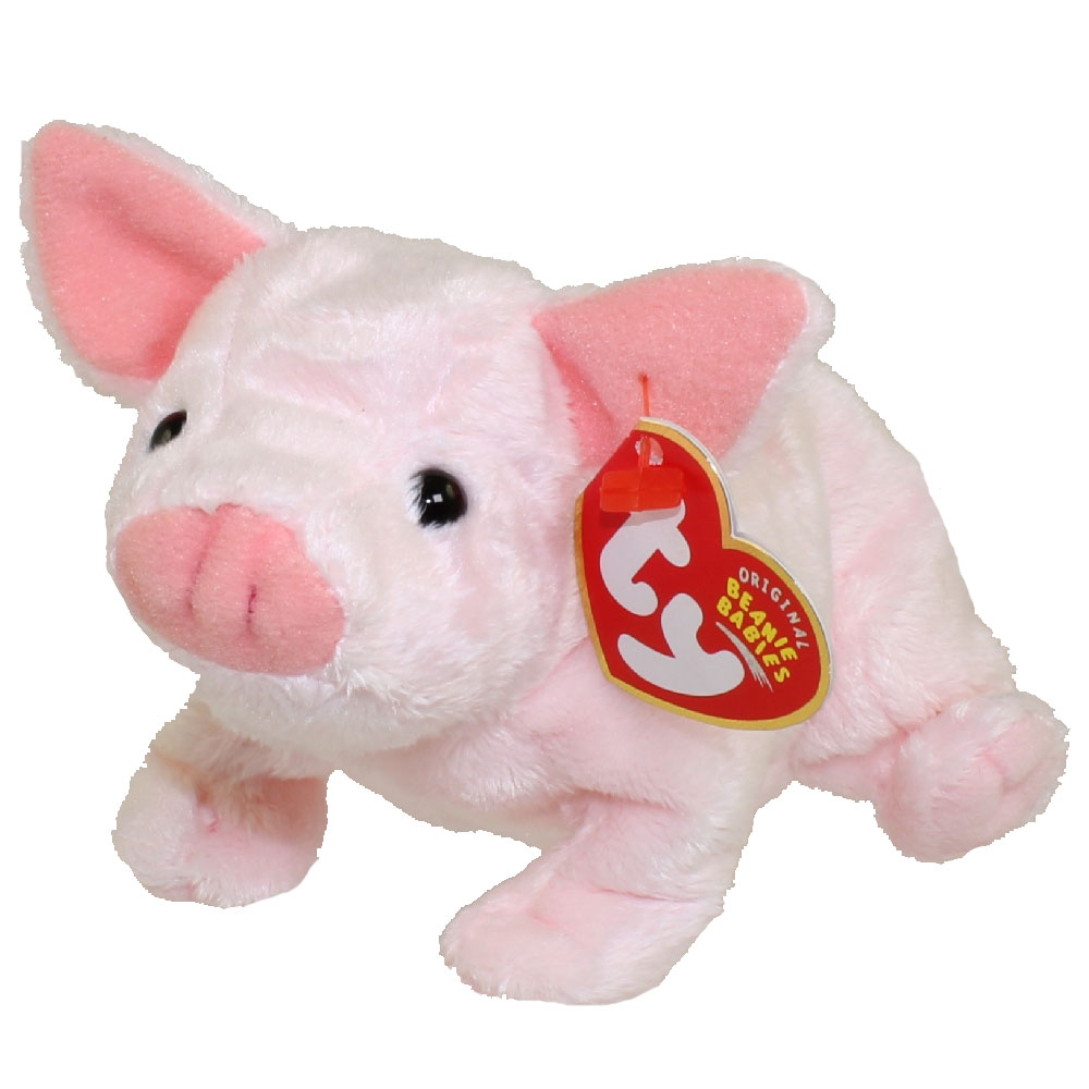 TY Beanie Baby LUAU the Pig (6 inch) Toys, Plush, Trading Cards, Action