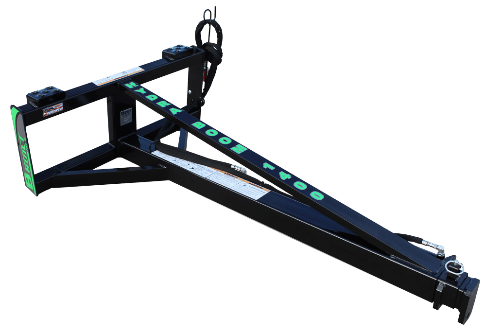 Boom Pole HydraBoom 1400 Skidsteer Loader Attachment BBuilt MFG