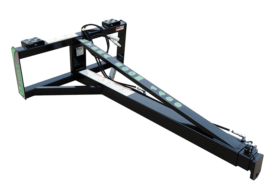 Boom Pole HydraBoom 1400 Skidsteer Loader Attachment BBuilt MFG