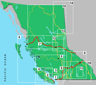 Bc Circle Routes Map British Columbia Circle Tours