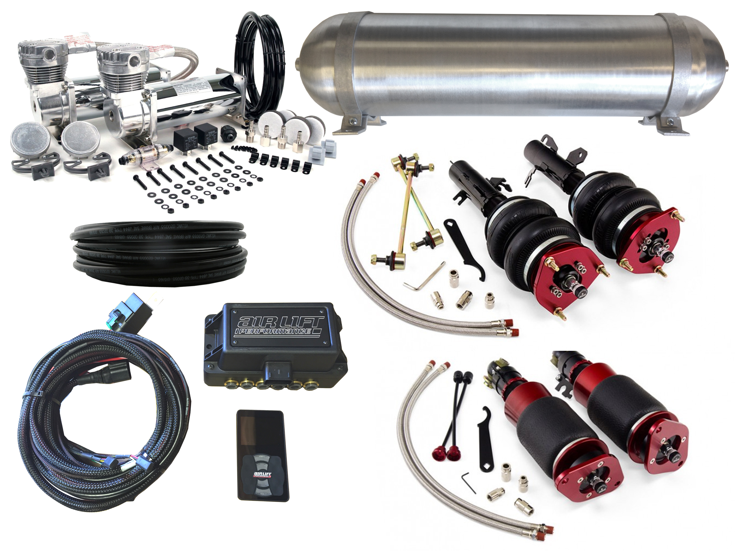 0206 Mini Cooper (R50, R52, R53) Airbag Suspension Kit LE