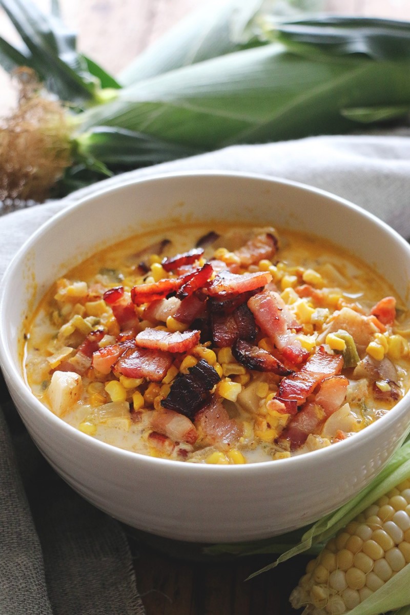 Summer Corn Chowder BC Farm Fresh