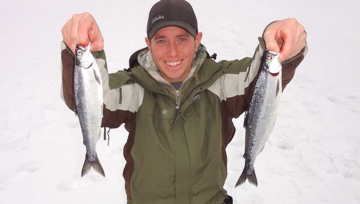How to Ice Fish for Kokanee BC Fishn