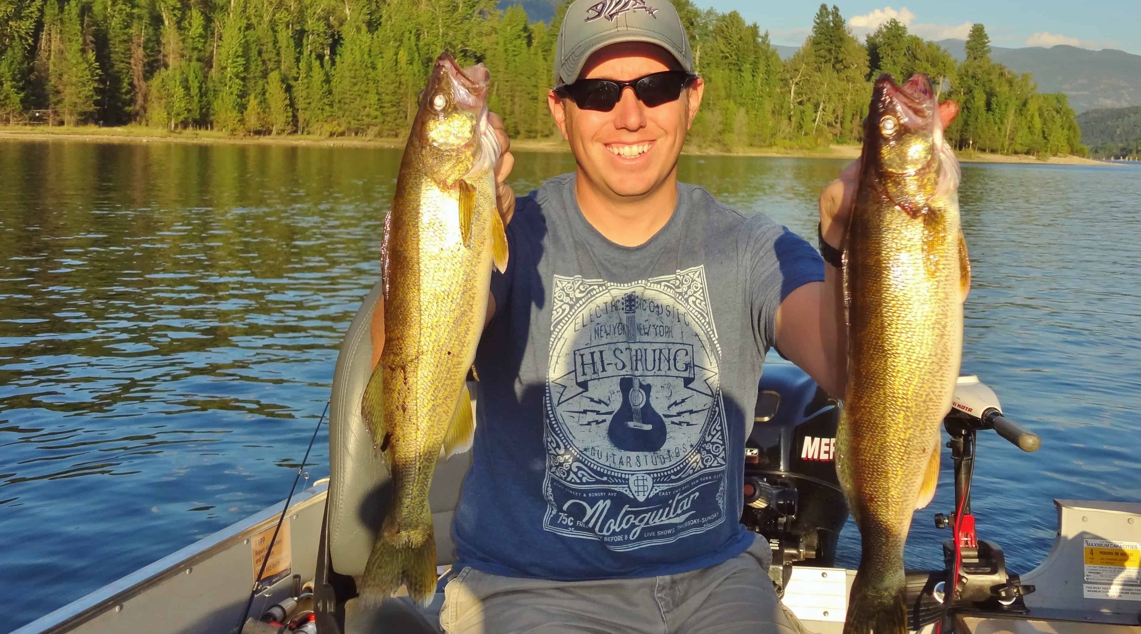 Walleye Fishing the Columbia River Castlegar BC