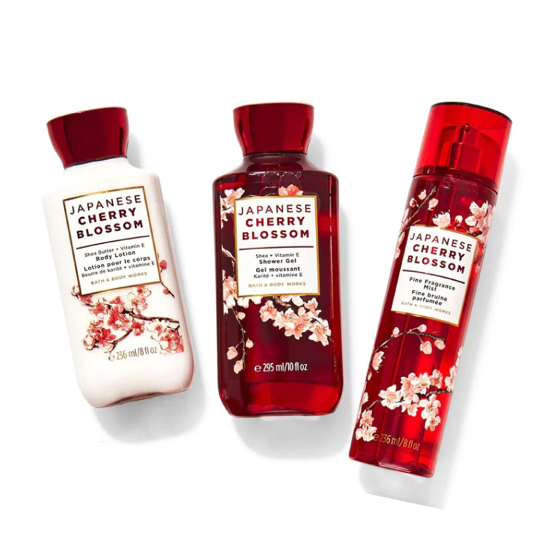 [Set 3 ชิ้น] BATH AND BODY WORKS Japanese Cherry Blossom Box Set