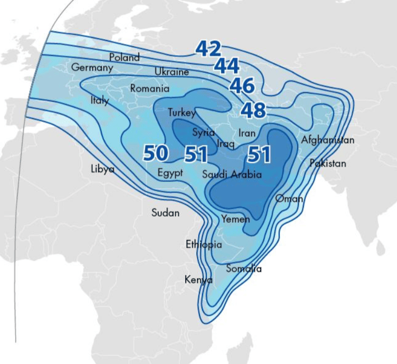 Satellite Coverage Maps Global VSAT Networks