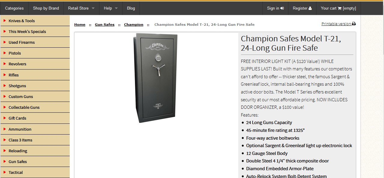 hyatt guns product page BCS Engineering