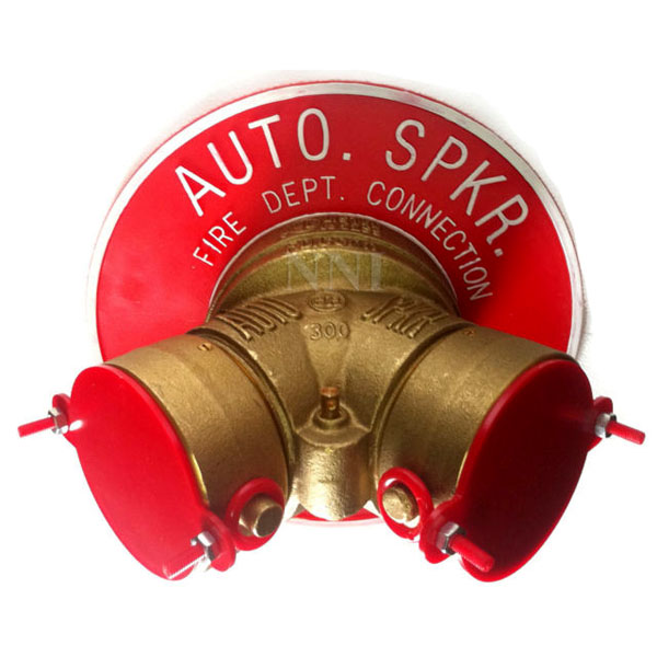 2 1/2″ Red Plastic Female Fire Hose Cap (pair of two) BC Site Service