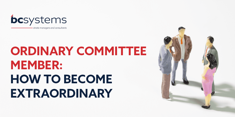 Ordinary Committee Member How to extraordinary BCsystems