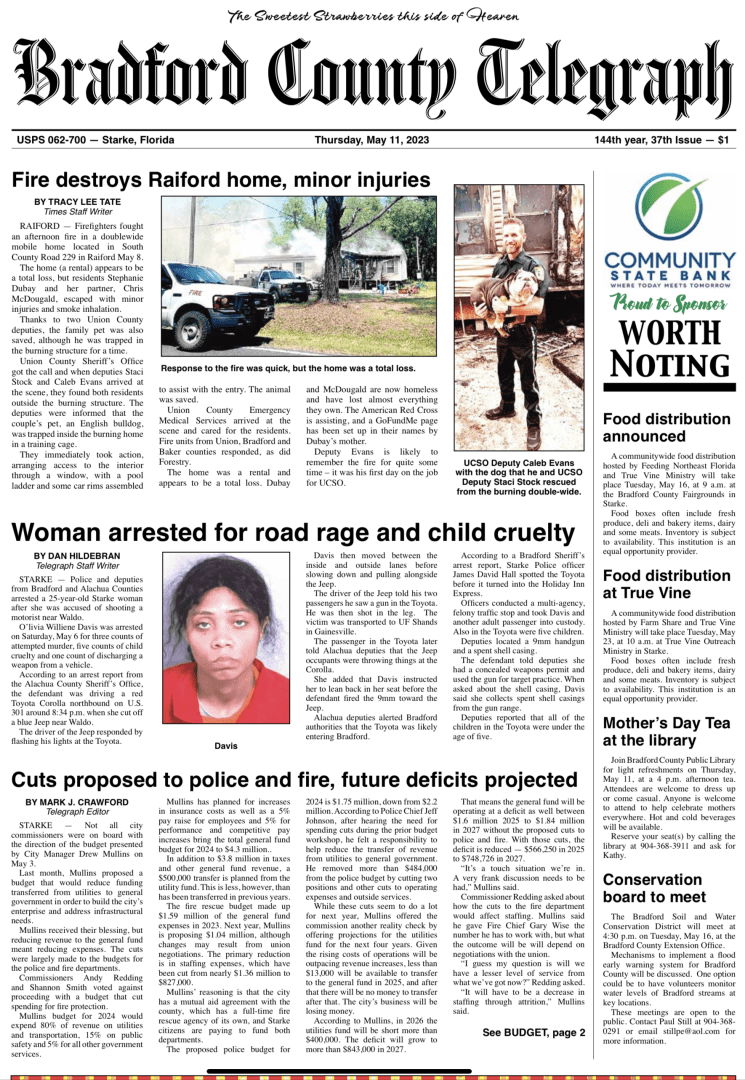 TelegraphTimesMonitor for May 11, 2023 Bradford County Telegraph