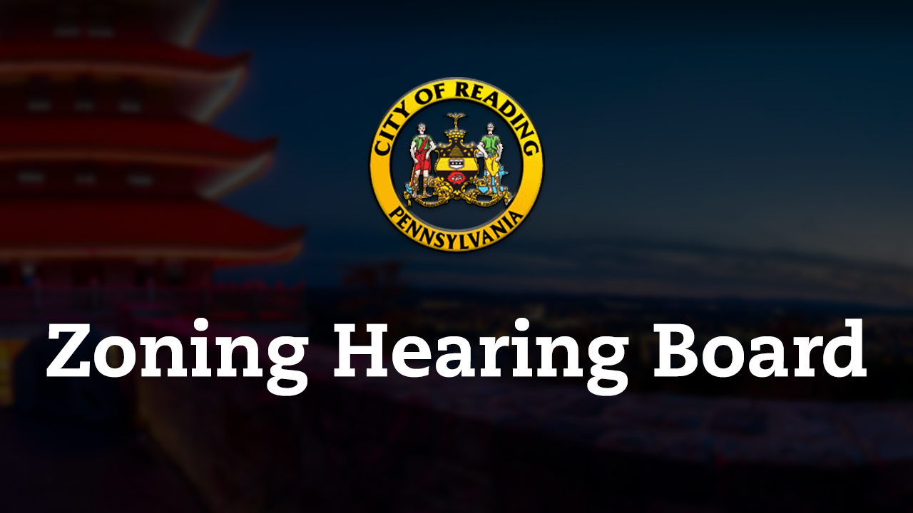 Zoning Hearing Board City of Reading, PA BCTV