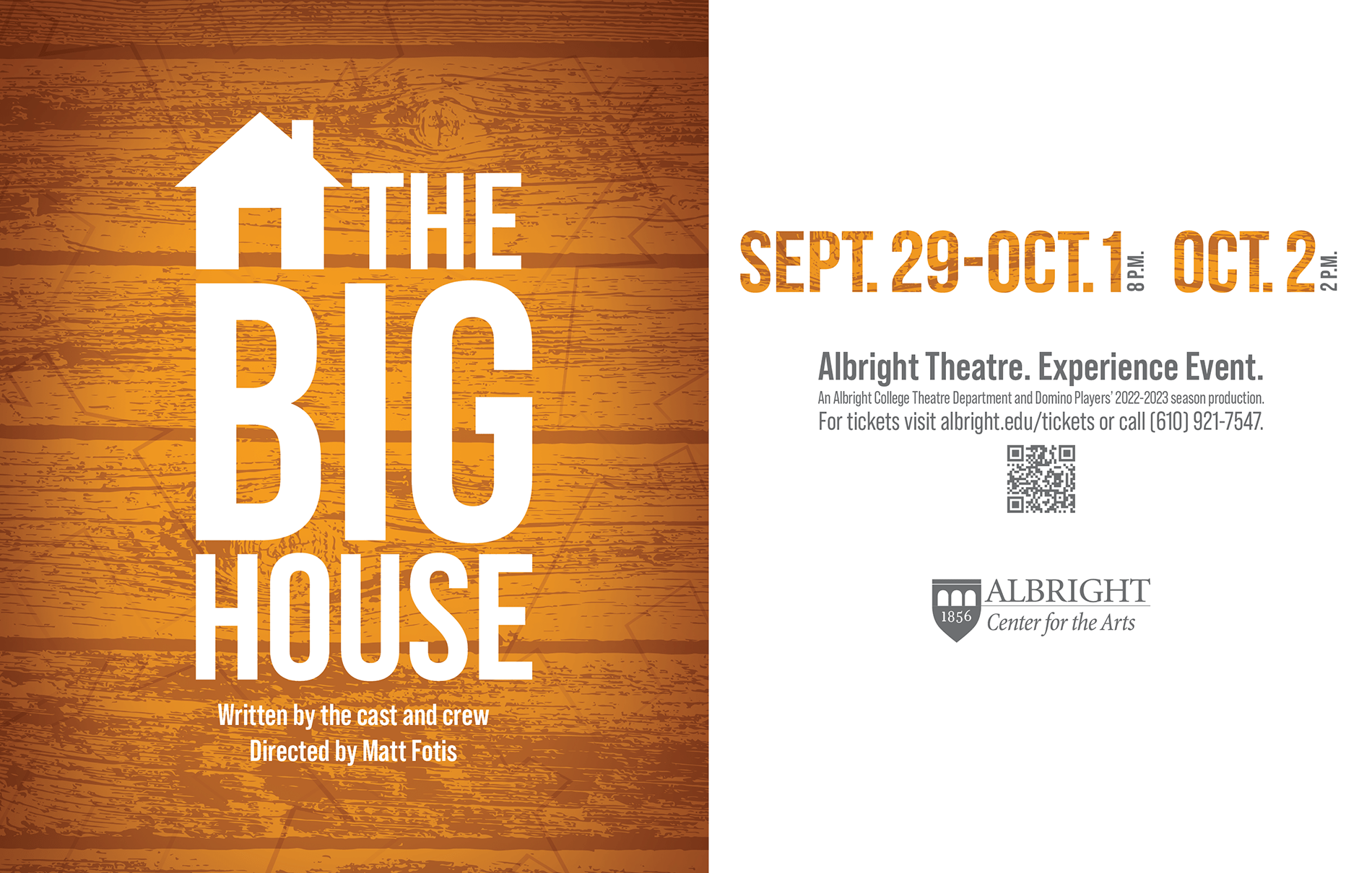 Original Theatre Production to Premiere at Albright College BCTV