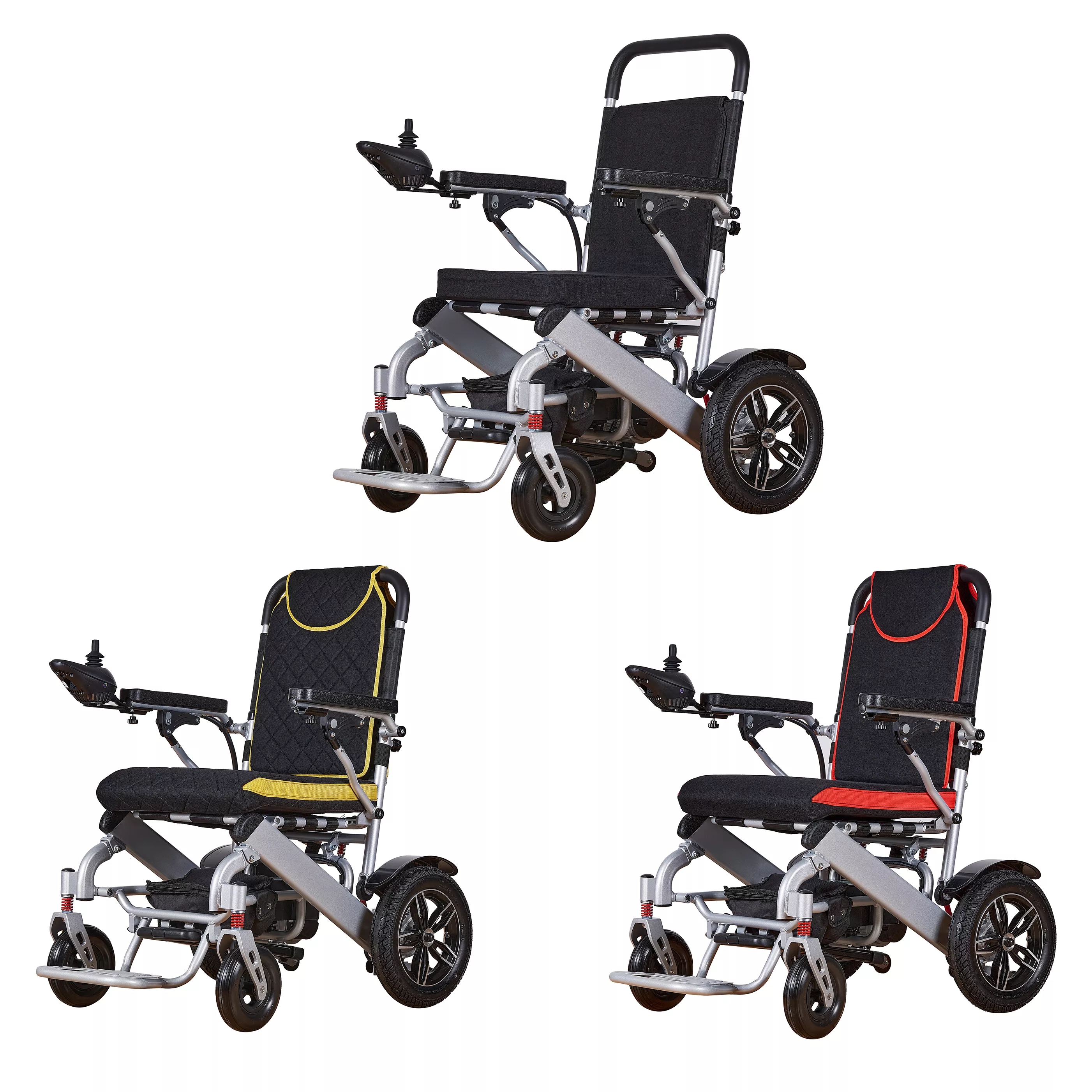 Wholesale Foldable Lightweight Electric Wheelchair Compact Folding