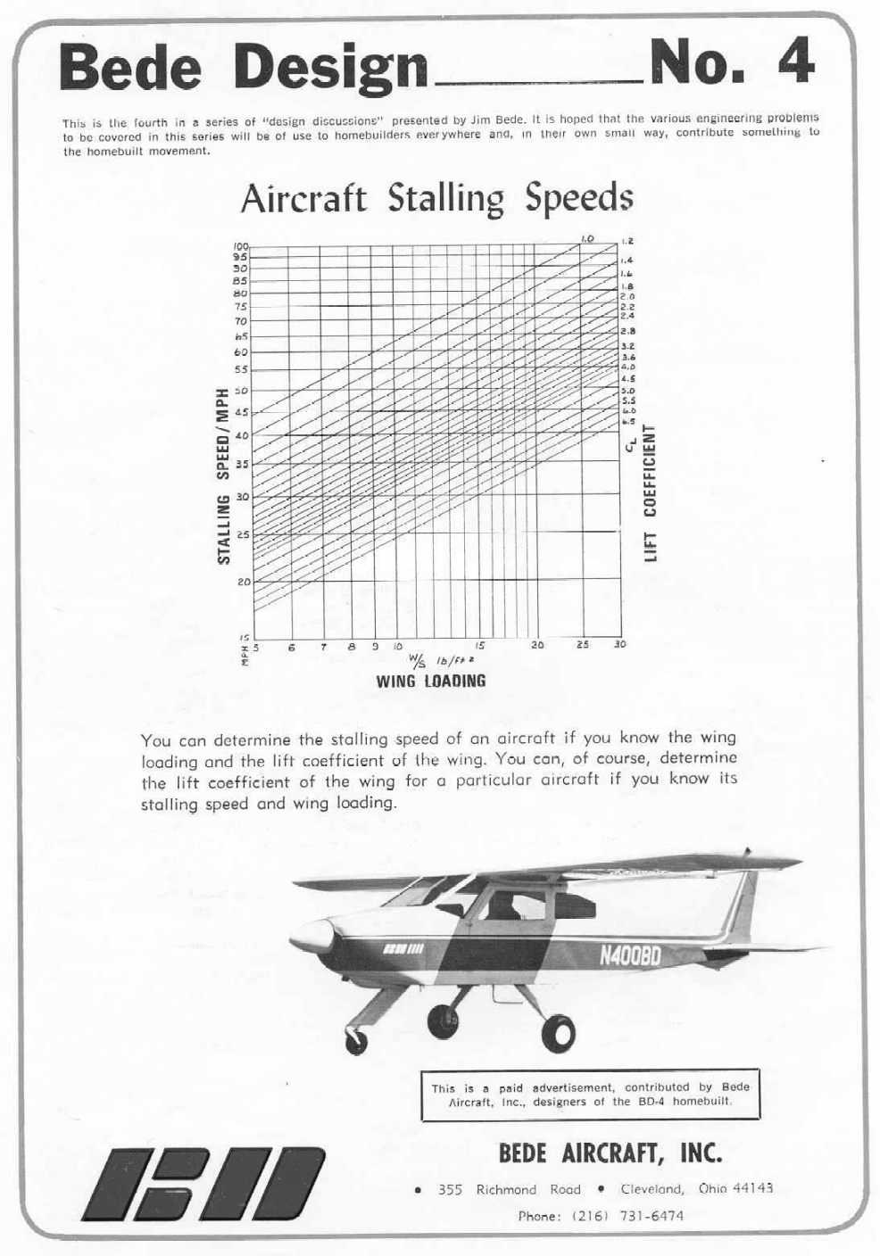 Bede design aircraft design information series