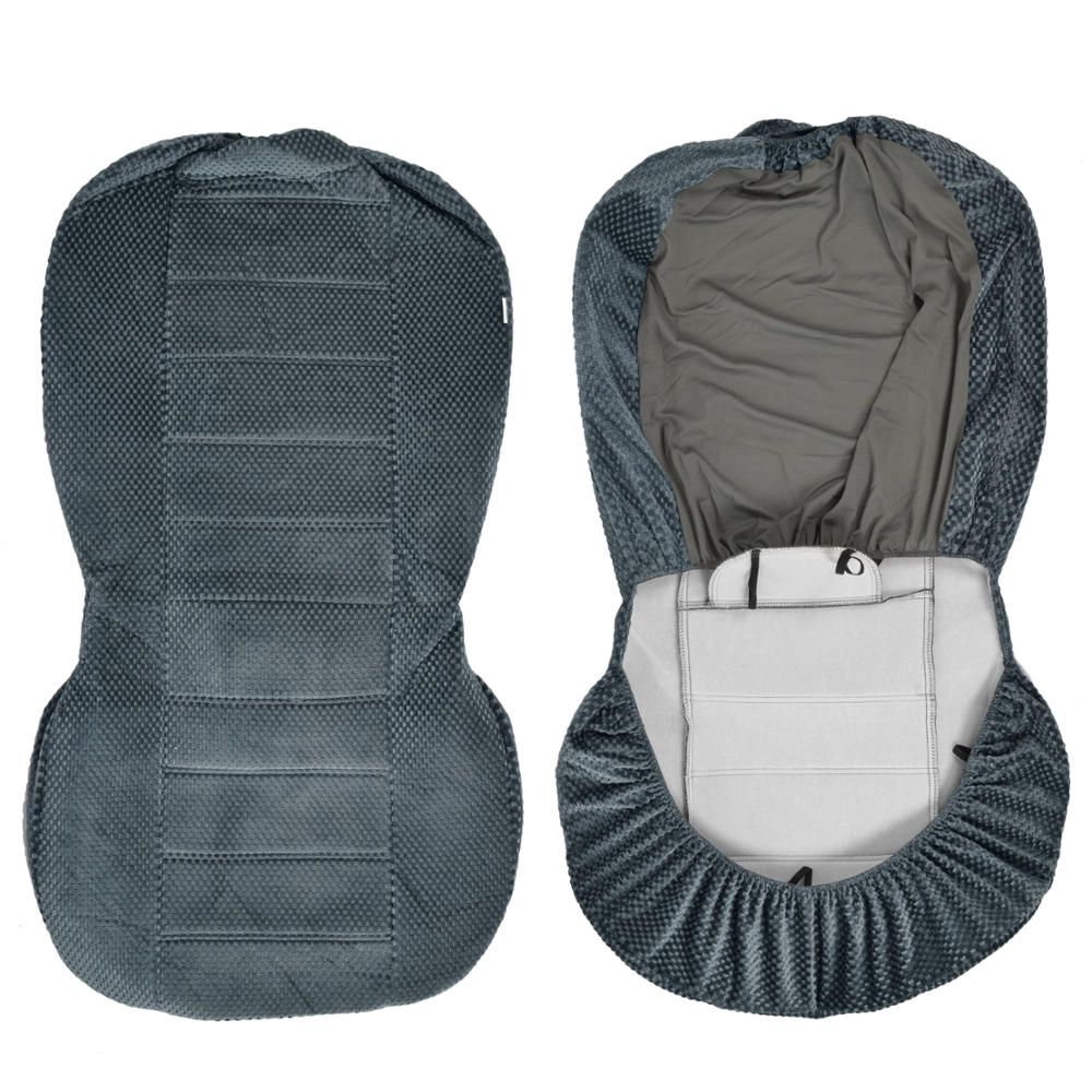 BDK Scottsdale Car Seat Covers, Premium Cloth Front Pair, 4pc, For Car