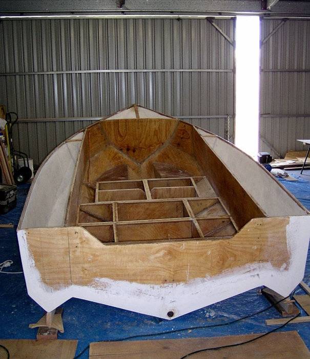 Custom Hawkins 10 skiff Bloodydecks