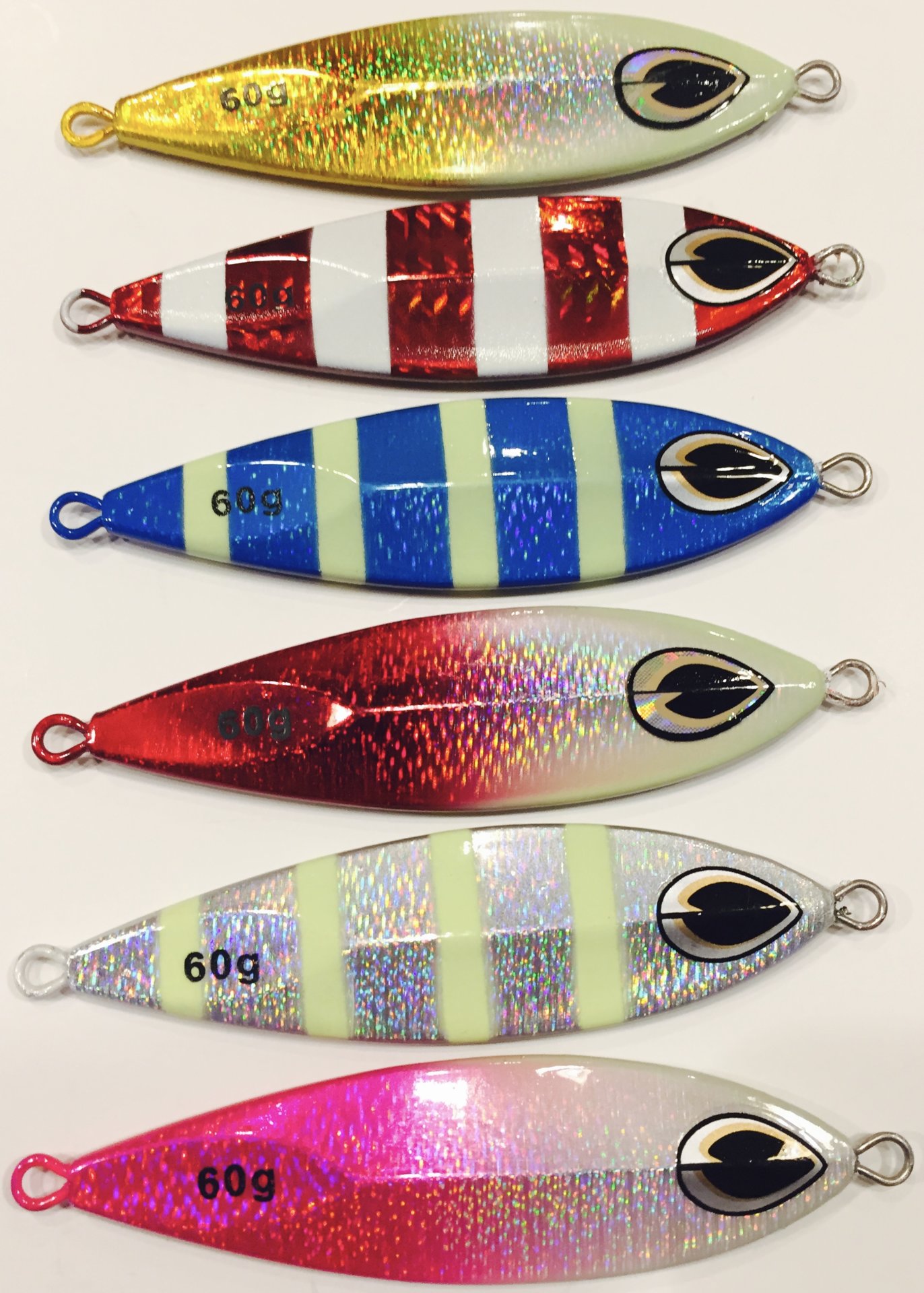 Slow Pitch Jigs 40g and 60 g Great Price!!!!!!!! Bloodydecks