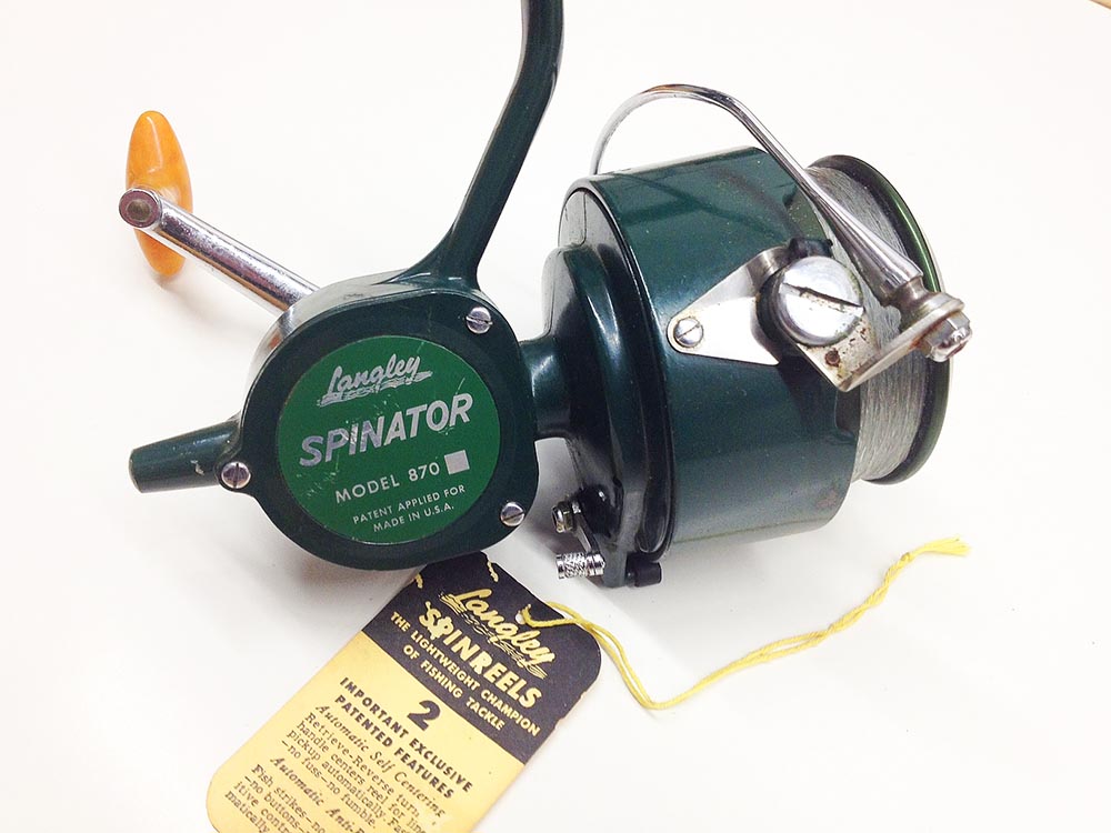 Antique Langley Spinning reel Bloodydecks