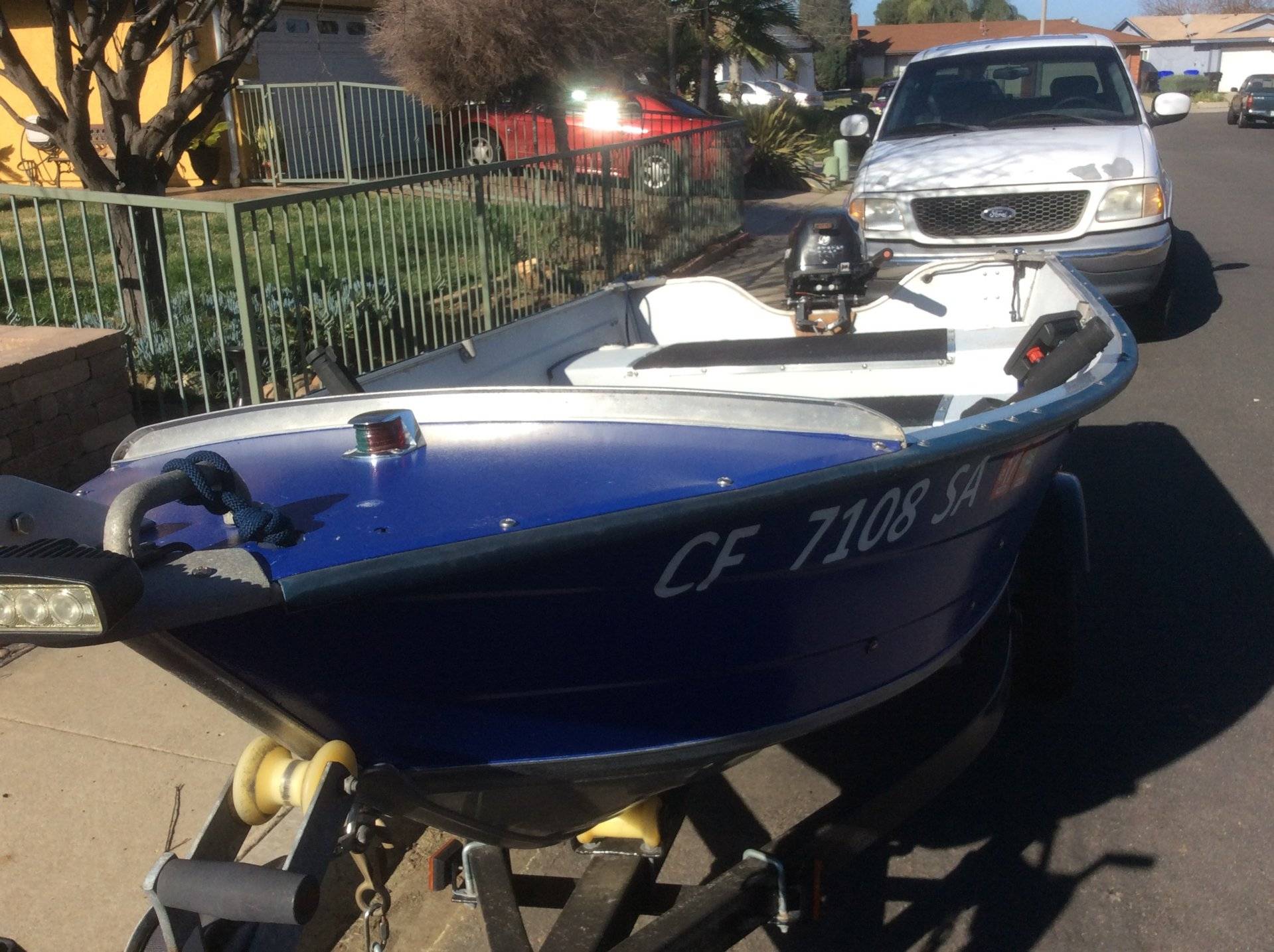 12 ft Duroboat with 9.9hp Mercury 4 stroke **Reduced 3000** Bloodydecks