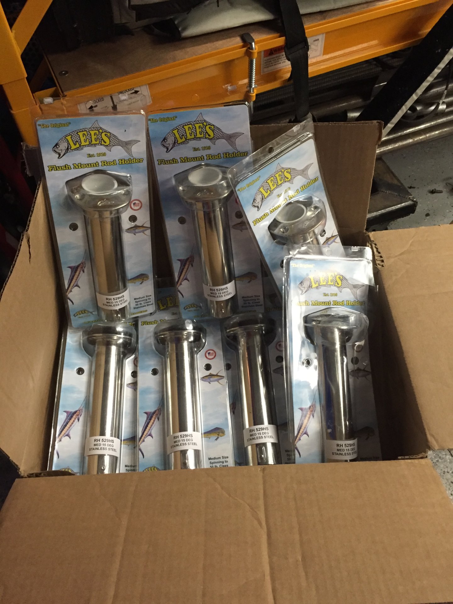 Lees 15 degree rod holders for sale again Bloodydecks