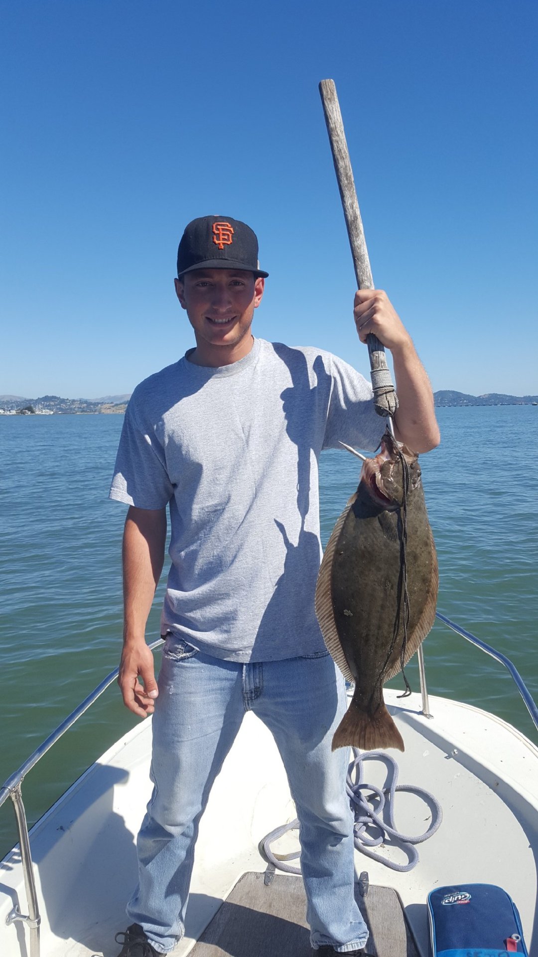 Introduced her friend to halibut fishing and San Francisco Bay