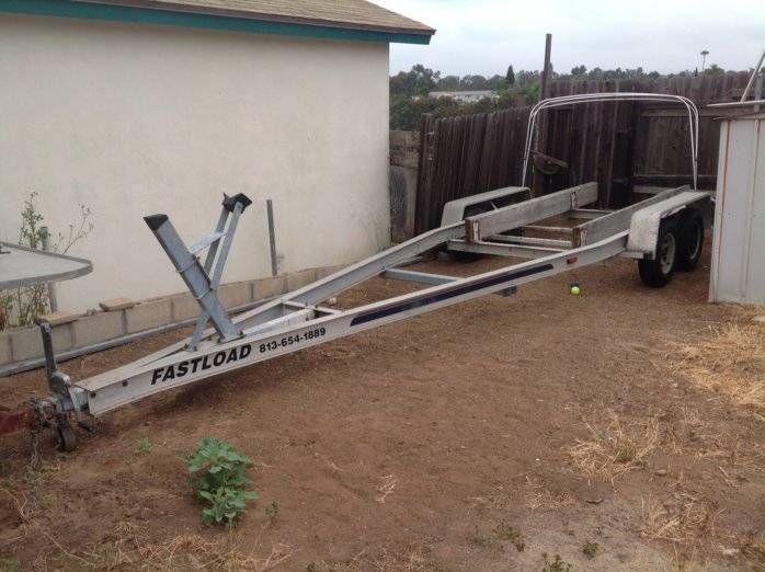 Aluminum dual axle boat trailer Bloodydecks