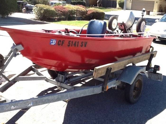 Custom Hawkins 10 skiff Bloodydecks