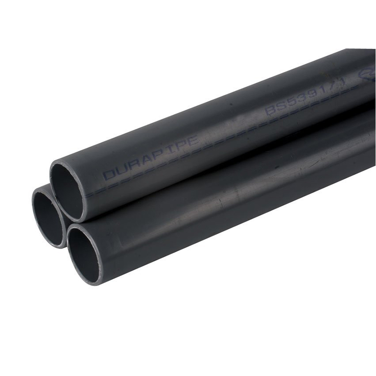 Durapipe PVCU plastic pipework available from B&D Plastics