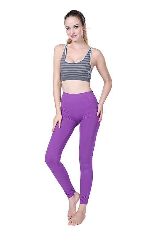 PURE COLOR SKIN FIT COTTON LEGGINGS WHOLESALE Seamless Clothing