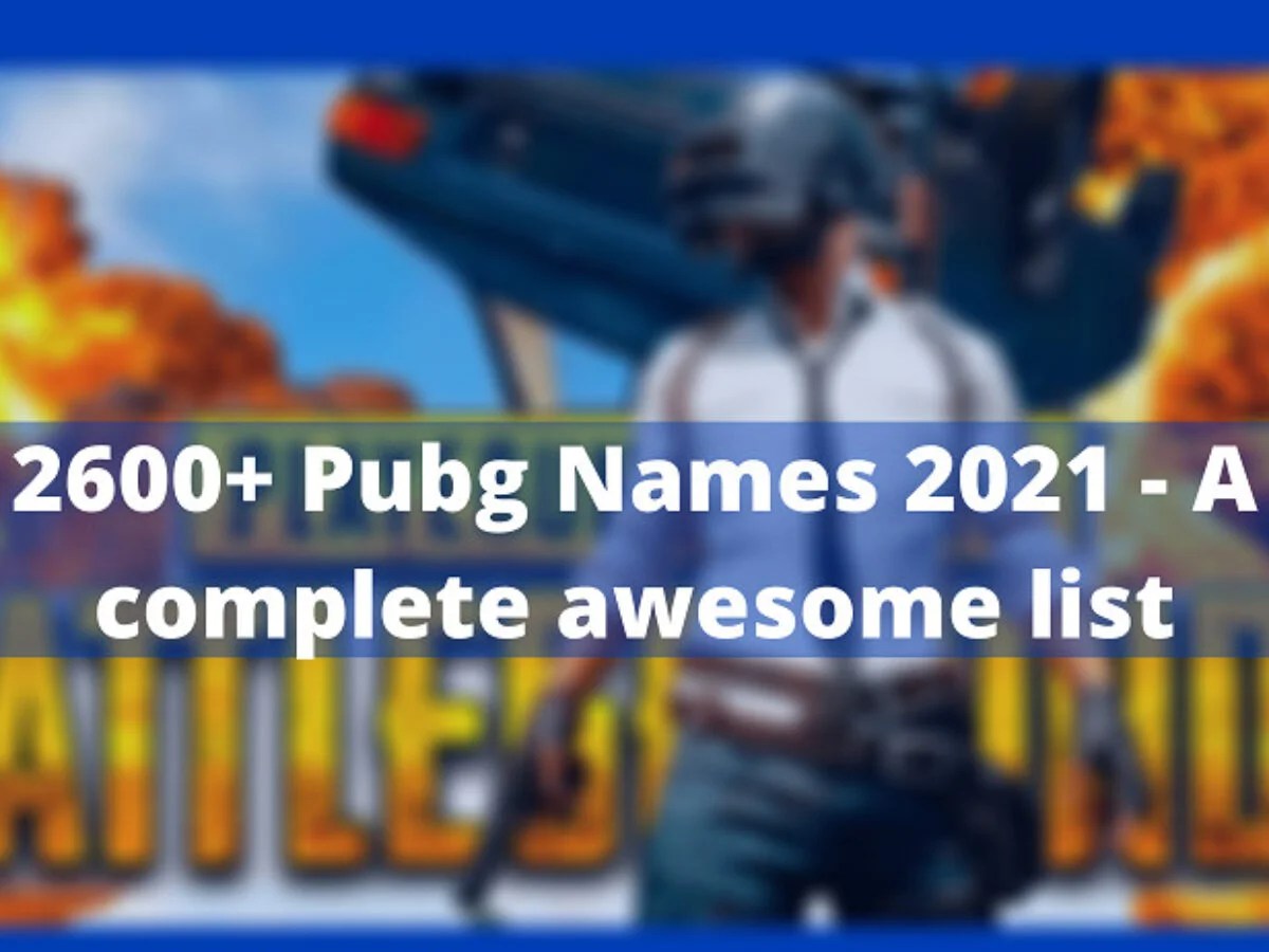 Pubg names churchmzaer