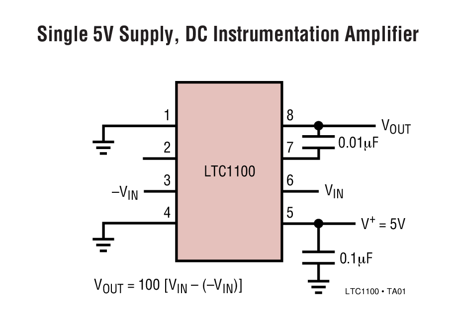 LTC1100 Precision, ZeroDrift Instrumentation Amplifier _ BDTIC a Leading Distributor in China