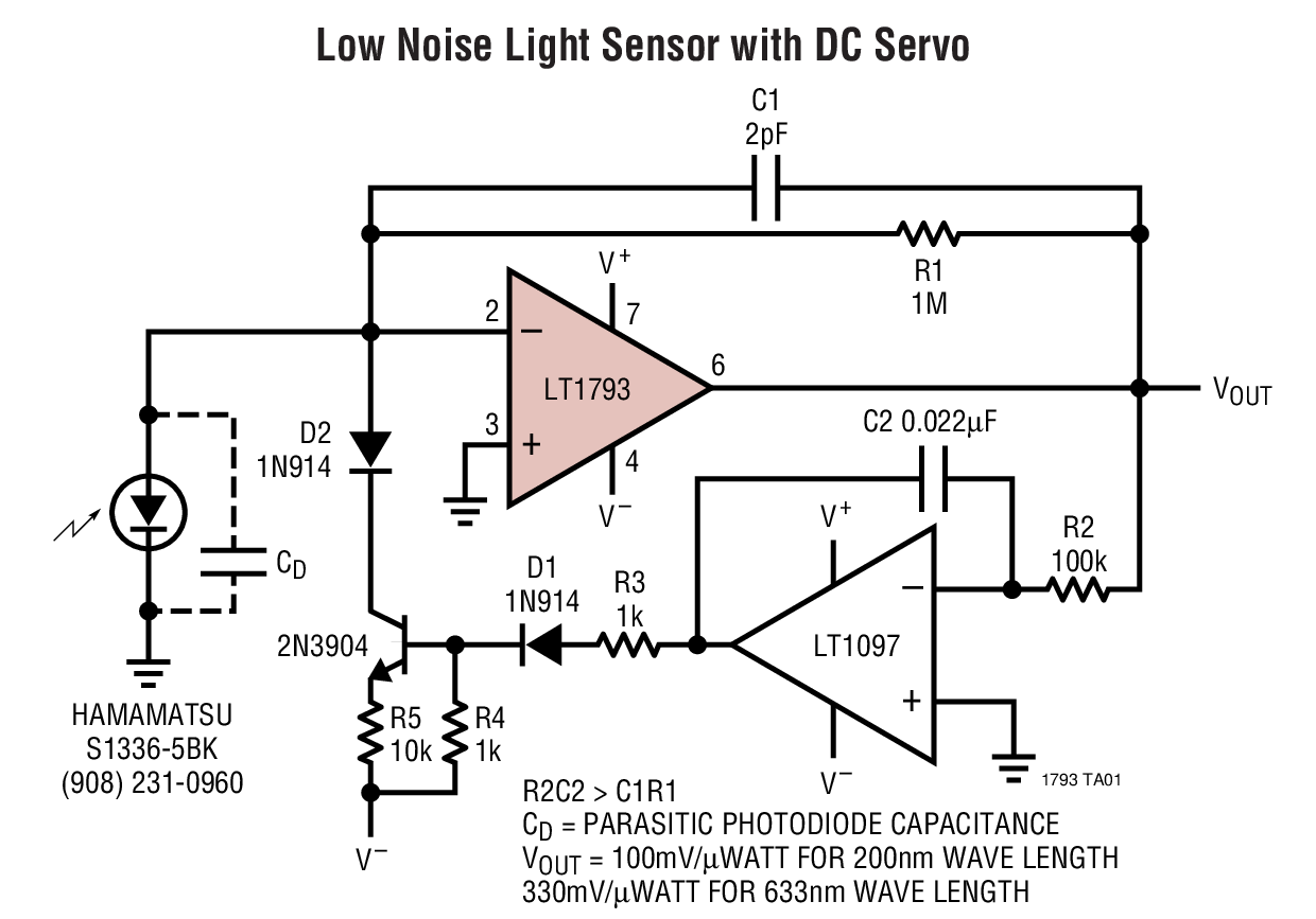 LT1793 Low Noise, Picoampere Bias Current, JFET Input Op Amp _ BDTIC
