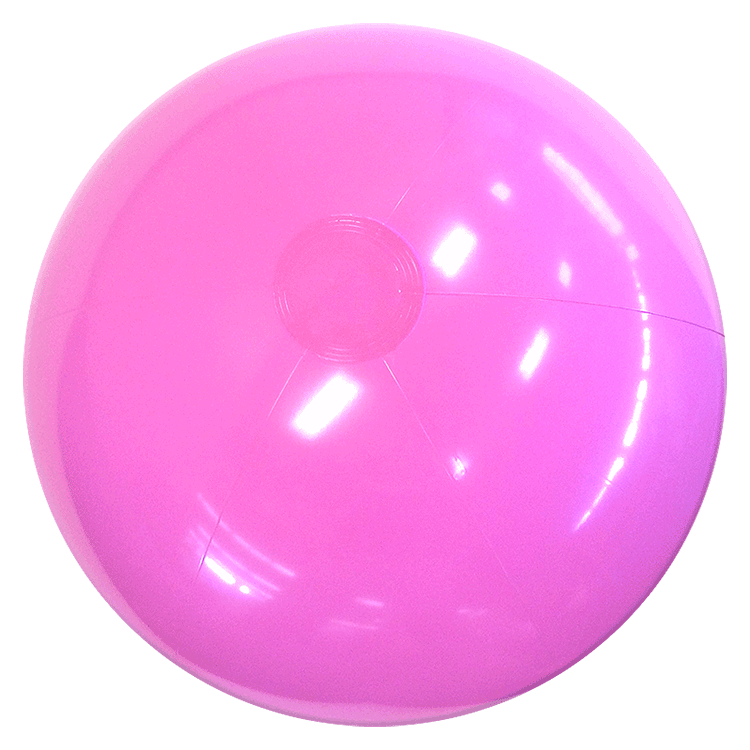 Beach Balls from Small to Giants 24Inch Solid Pink Beach Balls