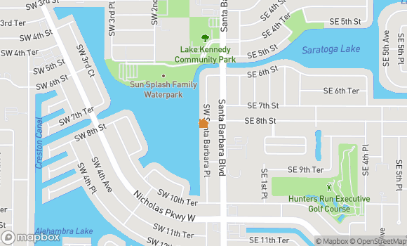 Cape Coral FL Home Off Market, 800 SW Santa Barbara PL, 1234931