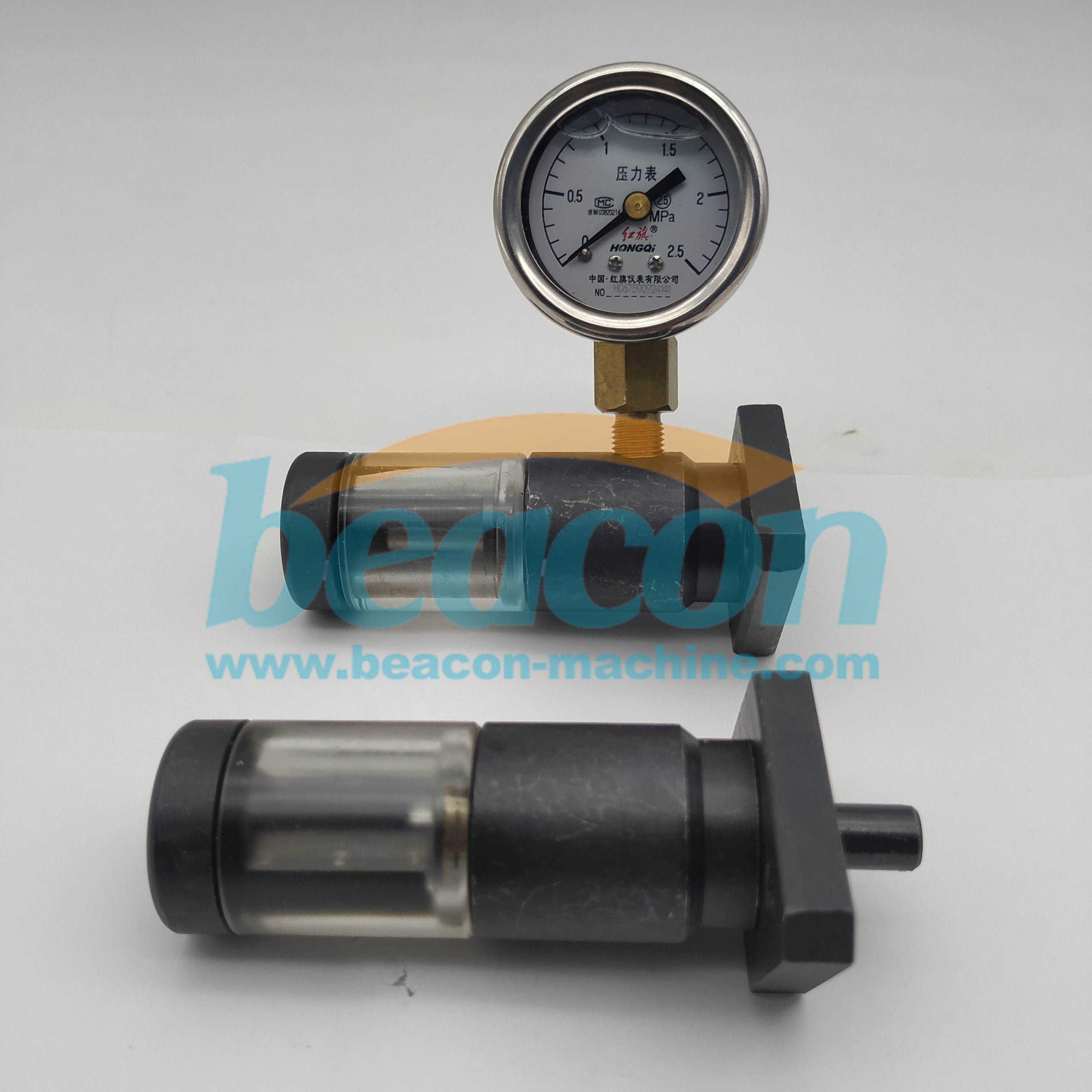 VE piston plunger travel tester with 2.5Mpa pressur gauge for diesel