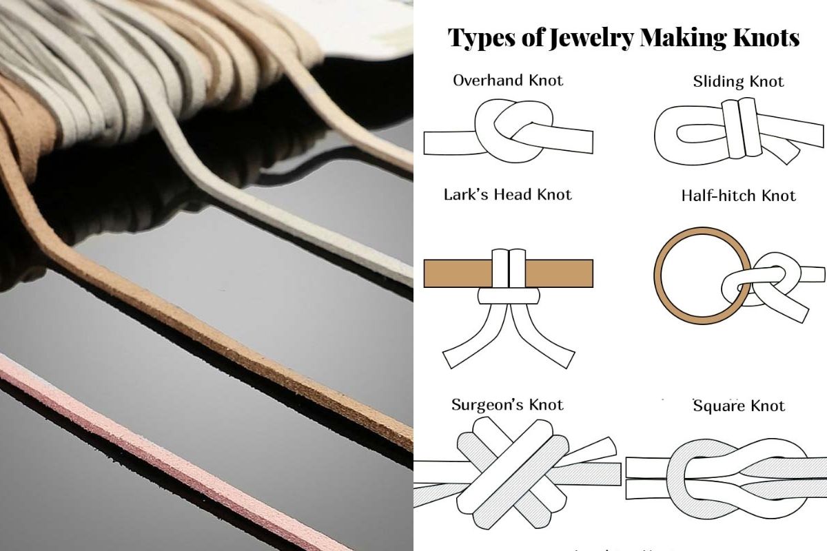How To Tie Leather Cord? Different Types of Jewelry Knots Beadnova