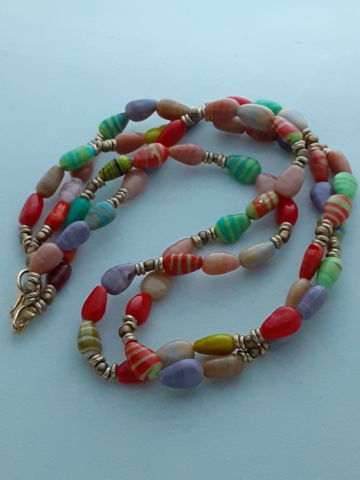Vintage Glass Bead Necklace 19.5" Bead World Online Shop