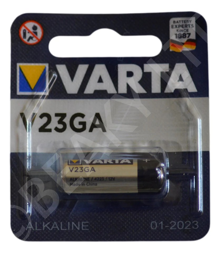 Varta 23A A23 L1028 MN21 LRV08 12v Alkaline Battery Beaky Trading