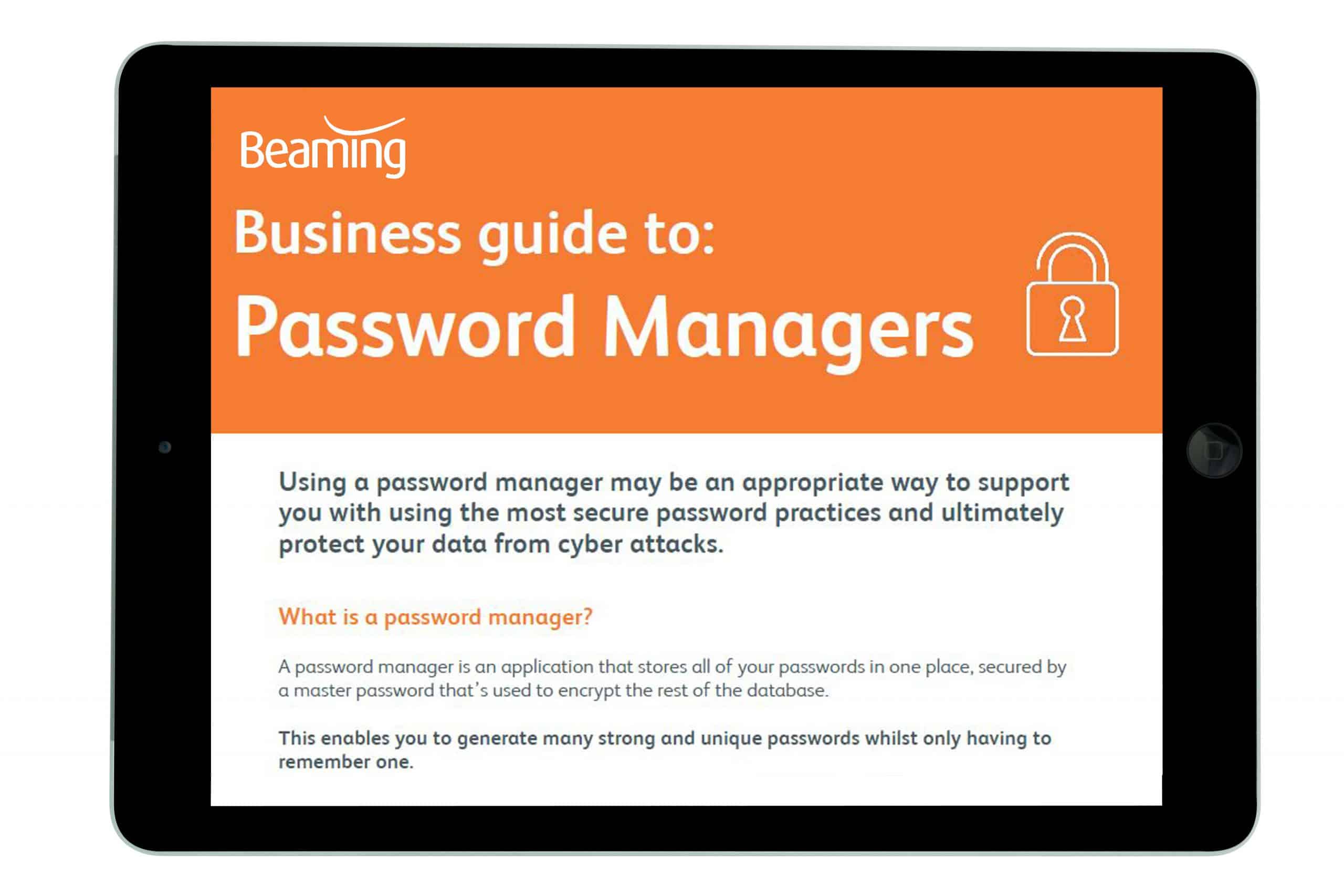 Business Guide to Password Managers Beaming