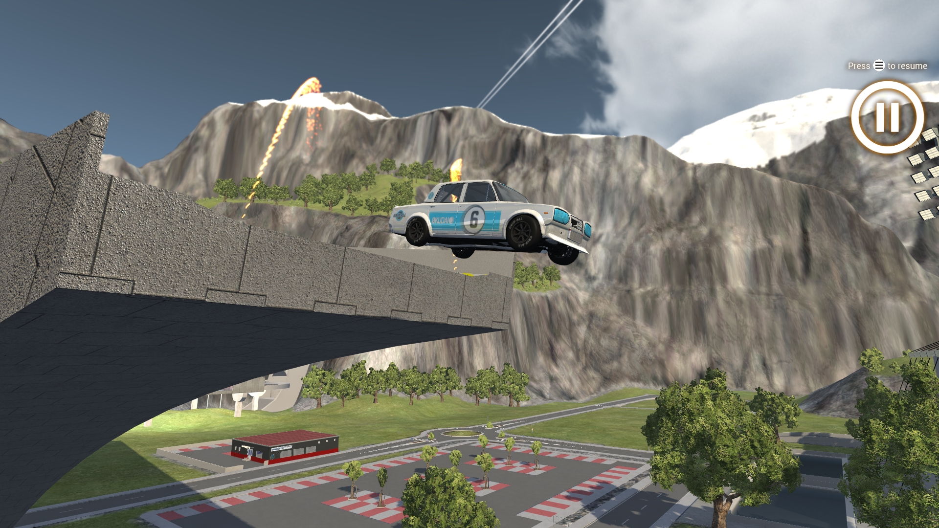 Beta Car Jump Arena BeamNG