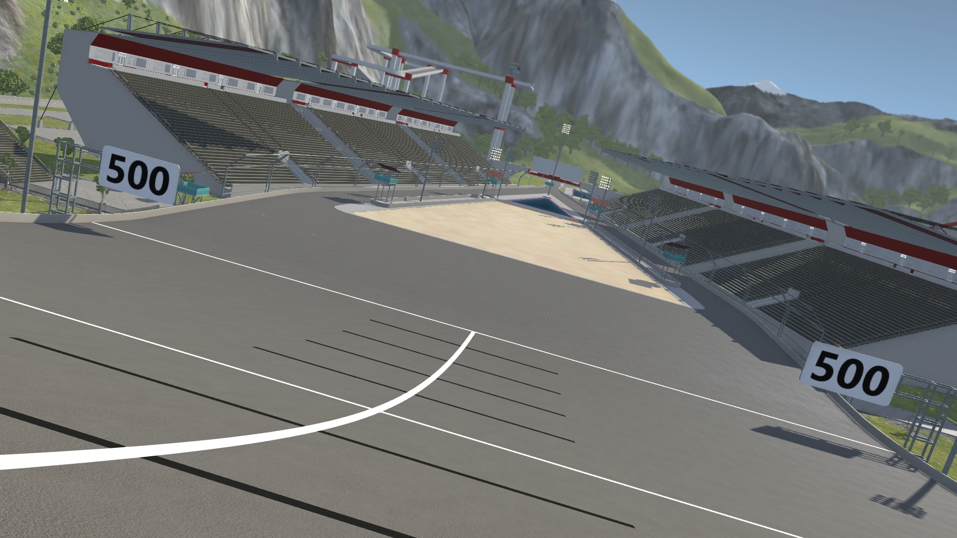 Beta Car Jump Arena BeamNG