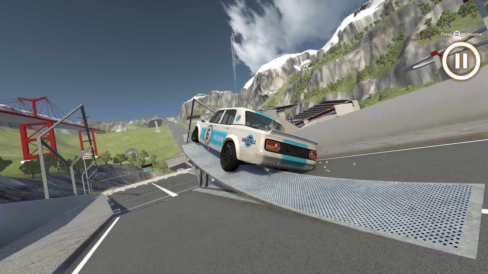 Beta Car Jump Arena BeamNG
