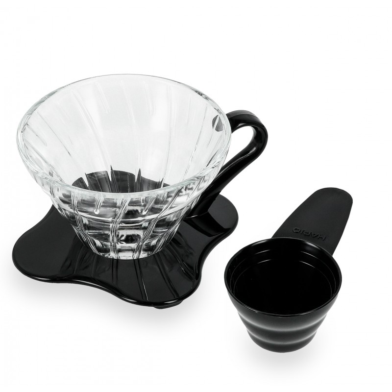 Hario V60 Glass Dripper bean.ch