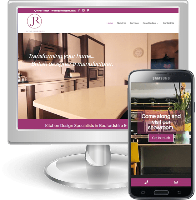 Great looking web design in Hertford Beanebytes Web Design