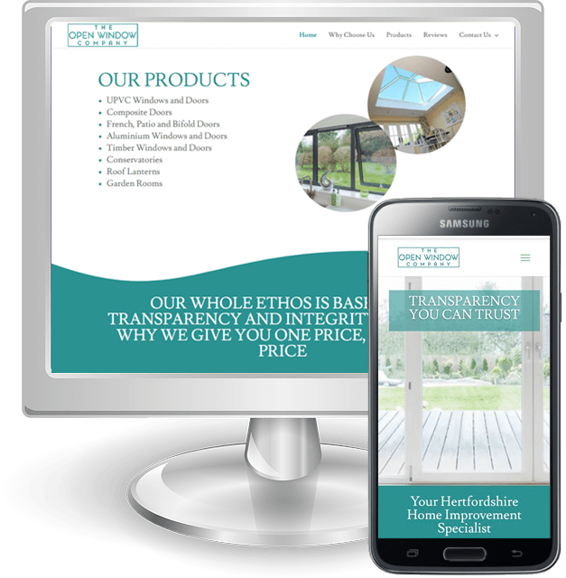 Great looking web design in Hertford Beanebytes Web Design