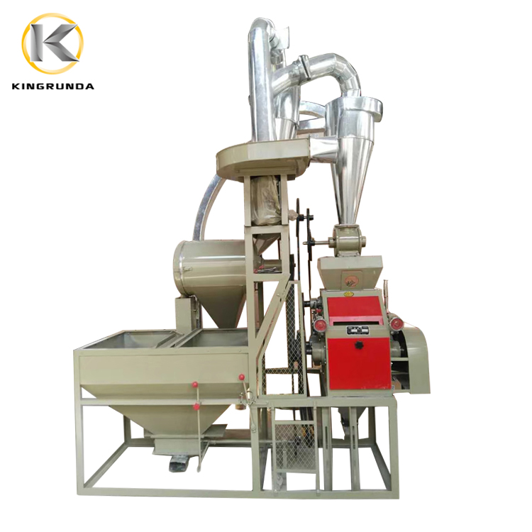Corn Flour Roller Milling Machine Powder Grinder for Corn Meal Qing