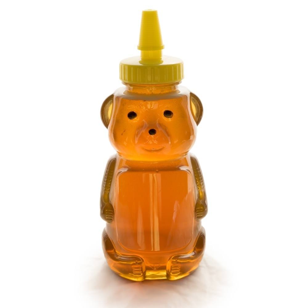 16 Oz. Honey Bear MediumSize Honey Bears With 16 Oz. Of Raw, Local Honey